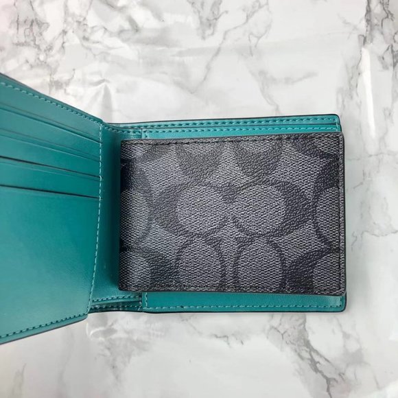 COACH 1212 3-IN-1 WALLET IN SIGNATURE CANVAS - Picture 2 of 4